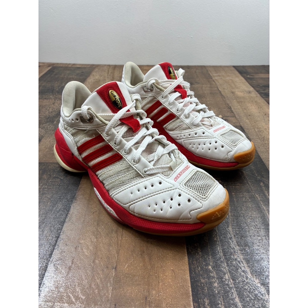 Adidas ClimaCool Response Mens 8.5 White Red Tennis Shoes 042930 Vintage 2004